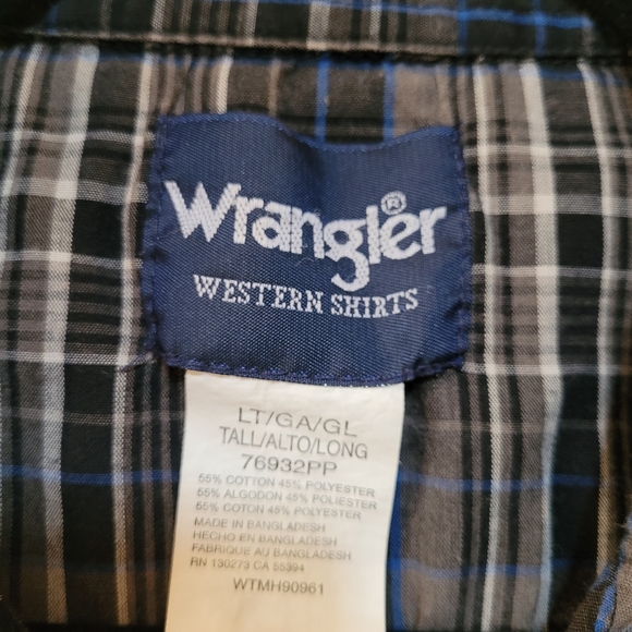 Vintage Wrangler Pearl Snap Shirt - Picture 5 of 5